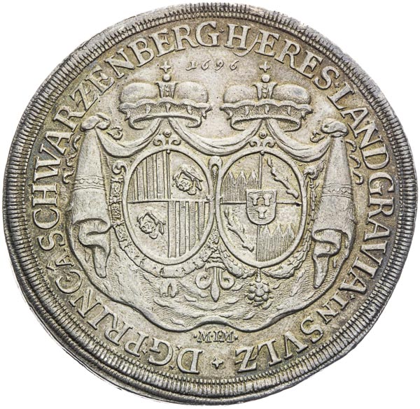Thaler 1696 - back