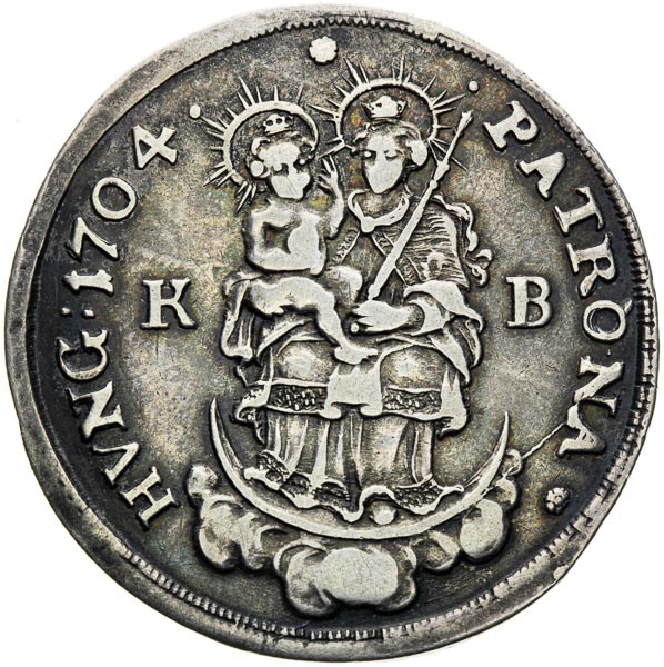 1/2 Thaler 1704 - back