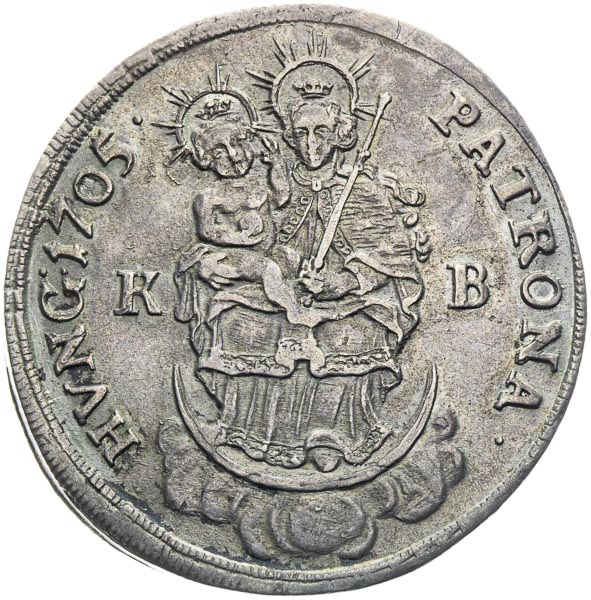 1/2 Thaler 1705 - back