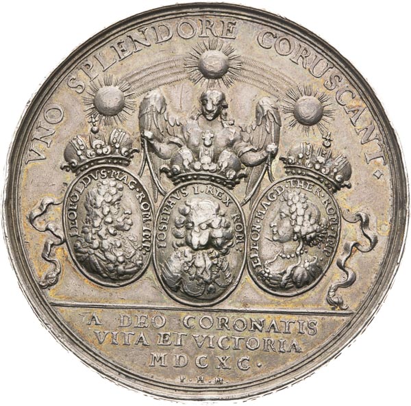 Silver medal 1690 - front