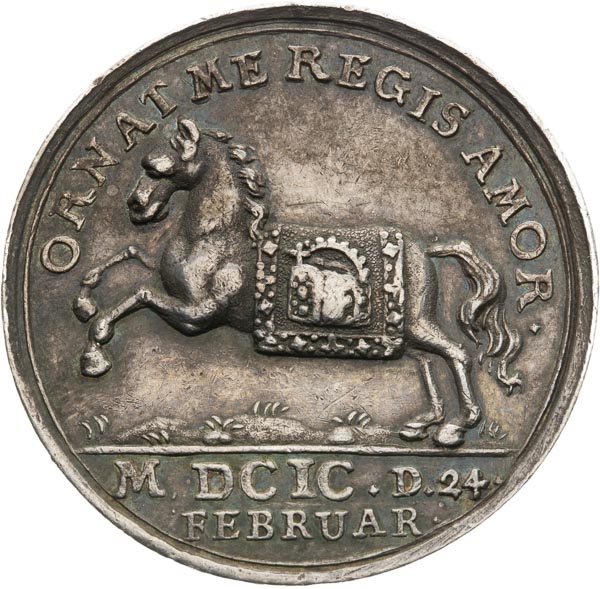 Silver medal 1699 - front