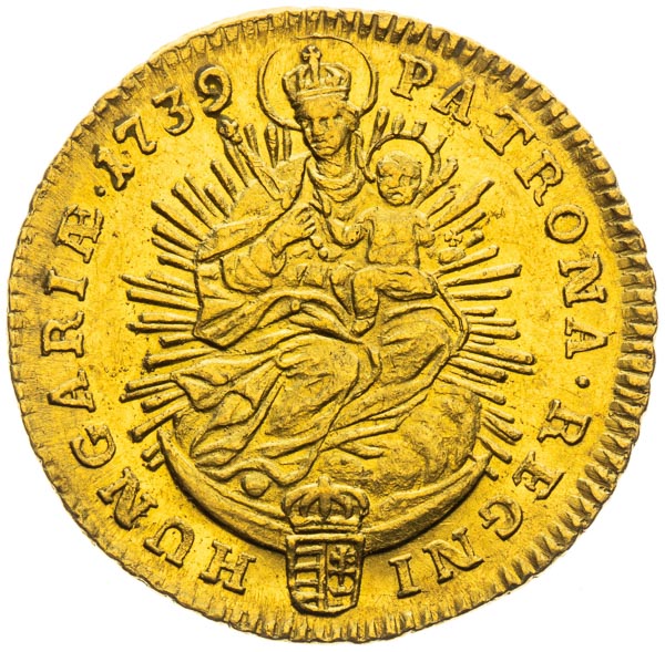 Ducat 1739 - back