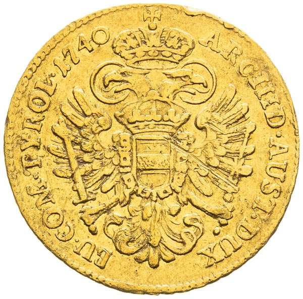 Ducat 1740 - back