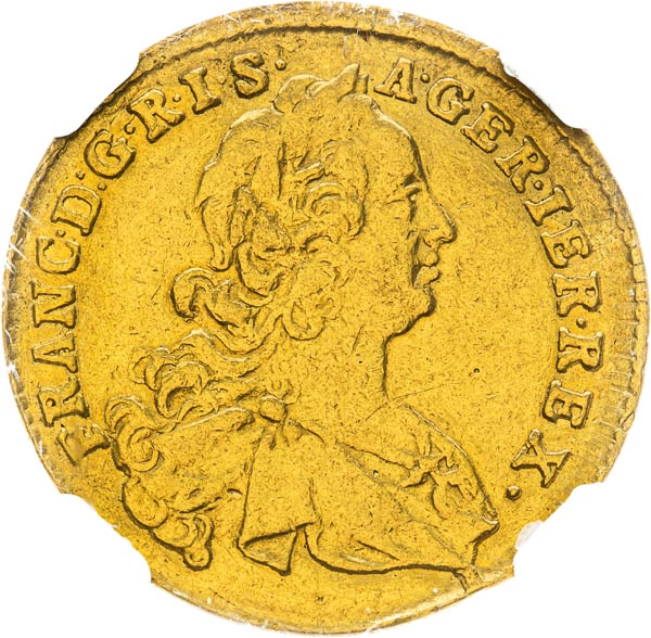 Ducat 1756 - front