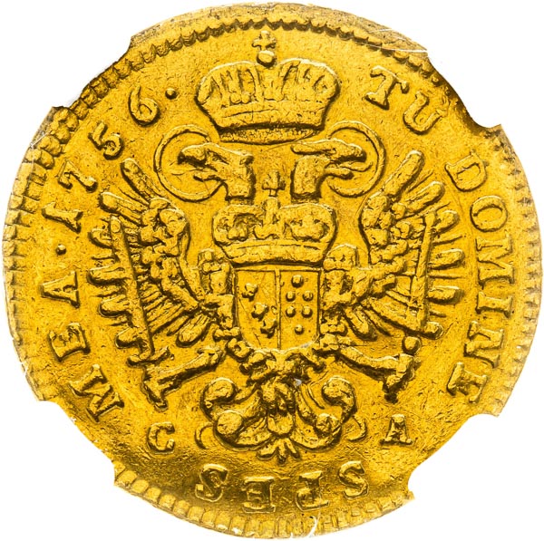 Ducat 1756 - back
