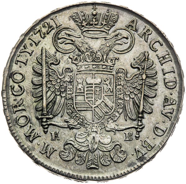 Thaler 1721 - back