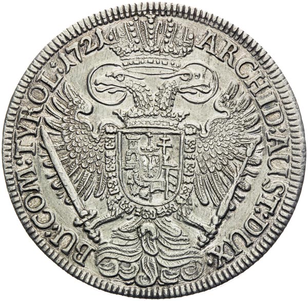 Thaler 1721 - back