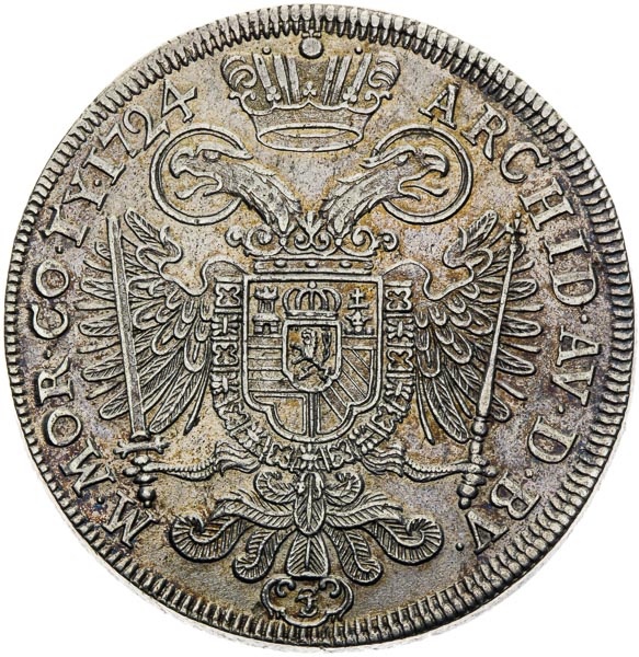 Thaler 1724 - back