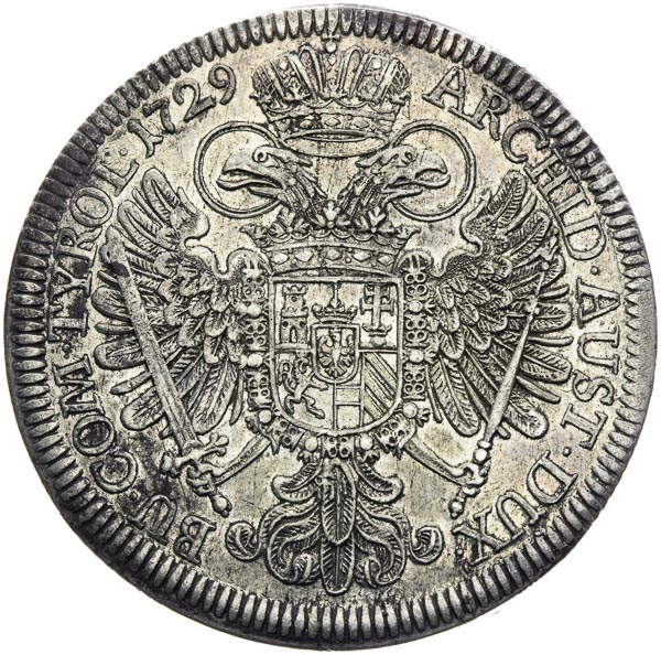 Thaler 1729 - back