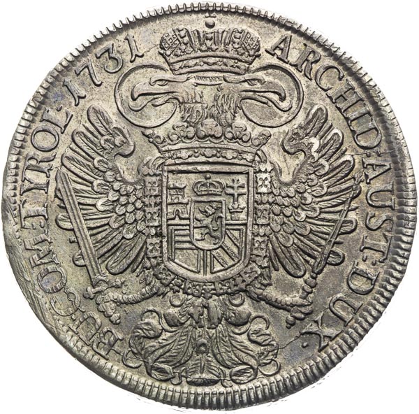 Thaler 1731 - back