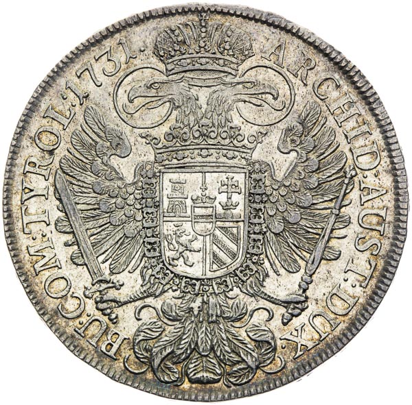 Thaler 1731 - back
