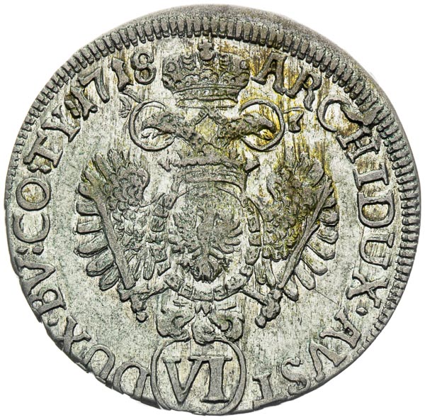 VI Kreutzer 1718 - back