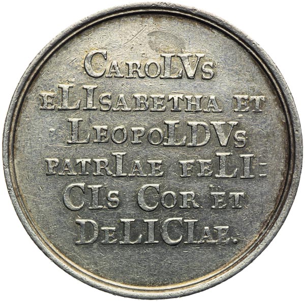 Silver medal 1716 - front