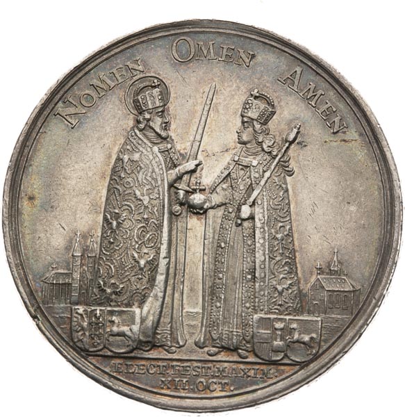 Silver medal 1711 - back