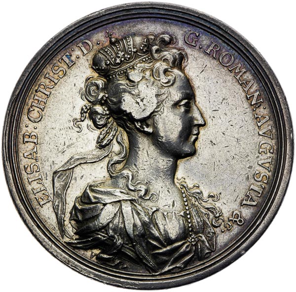 Silver medal 1713 - front