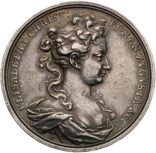 Silver medal 1716 - front