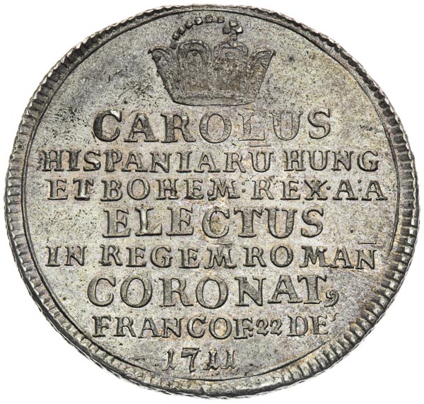 Silver token 1711 - front