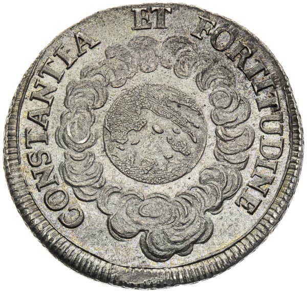 Silver token 1711 - back