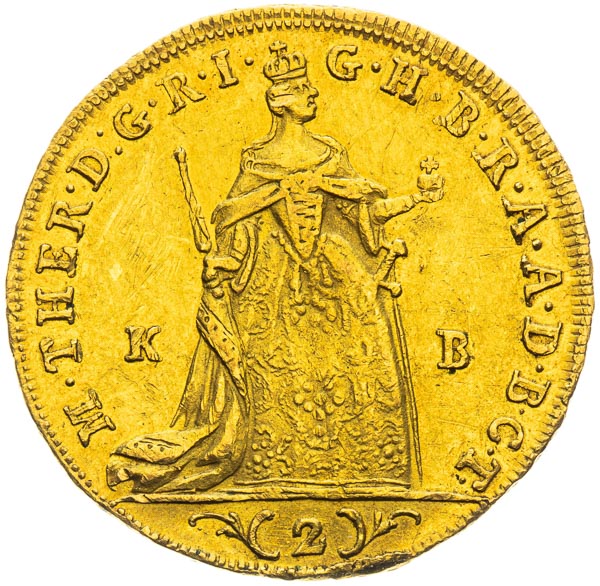 2 Ducats 1764 - front