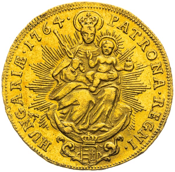 2 Ducats 1764 - back