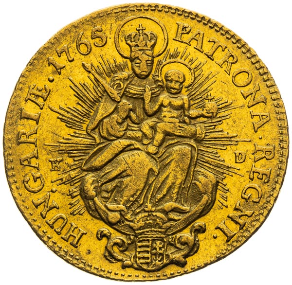 2 Ducats 1765 - back