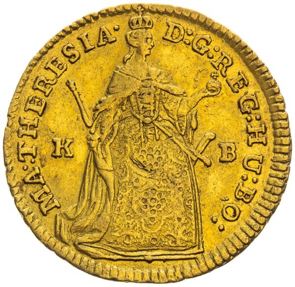 Ducat 1744 - front