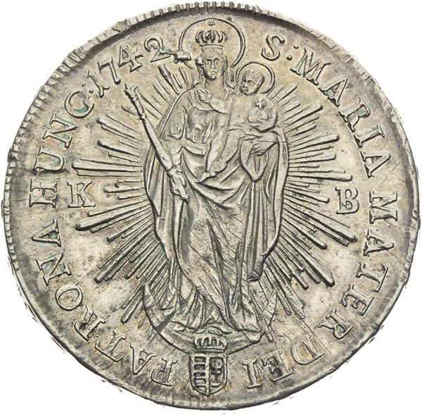 Thaler 1742 - back