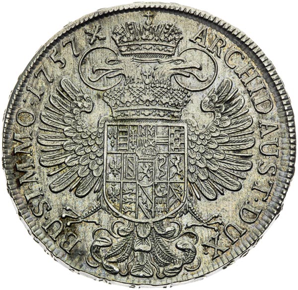 Thaler 1757 - back