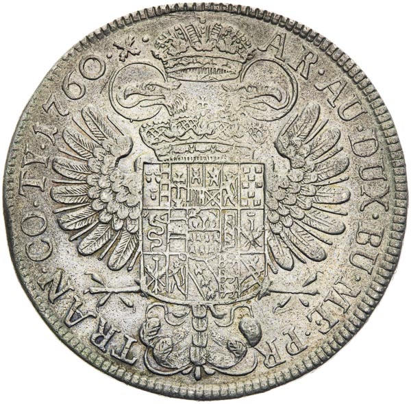 Thaler 1760 - back