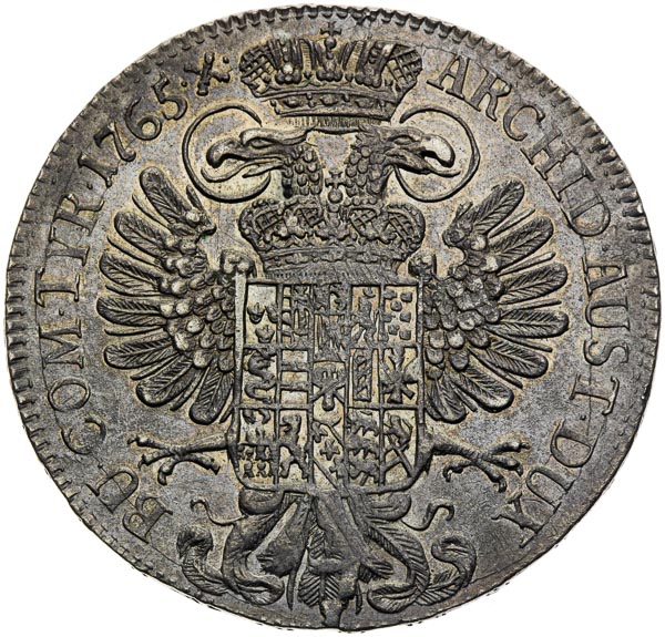 Thaler 1765 - back