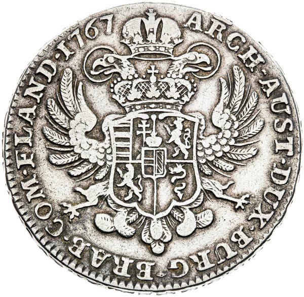 Thaler 1767 - back