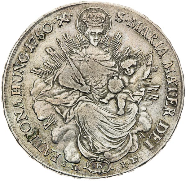 Thaler 1780 - back