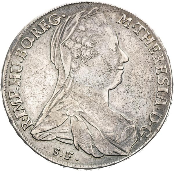 Thaler 1780 - front