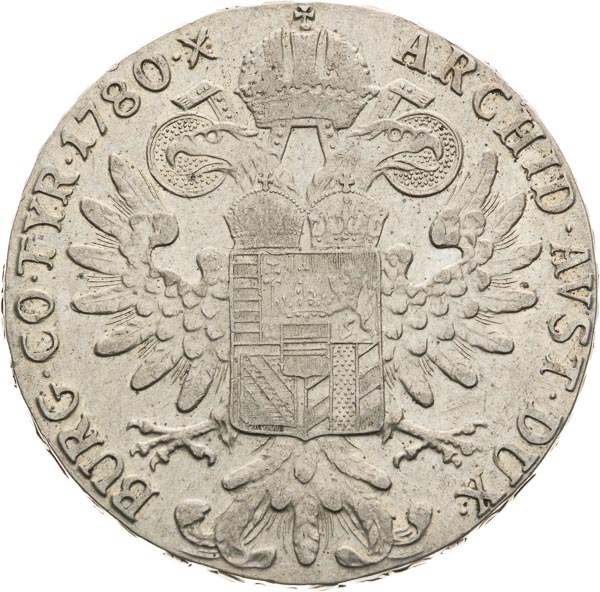 Thaler 1780 - back