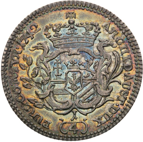 1/4 Thaler 1742 - back