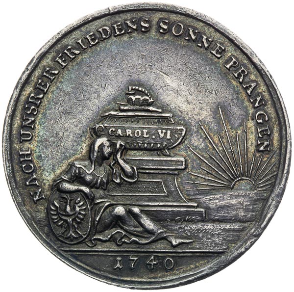 Silver medal 1740/1741 - front