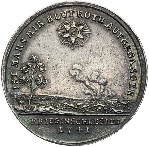 Silver medal 1740/1741 - back