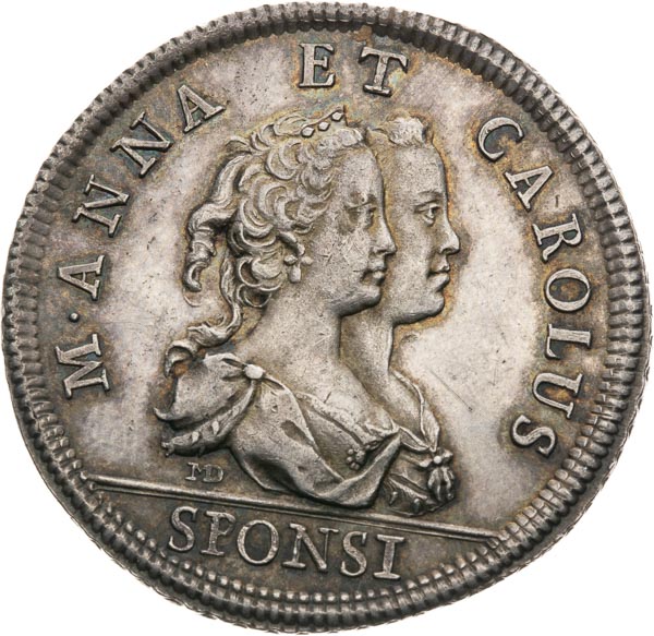 Silver Medal 1744 - front