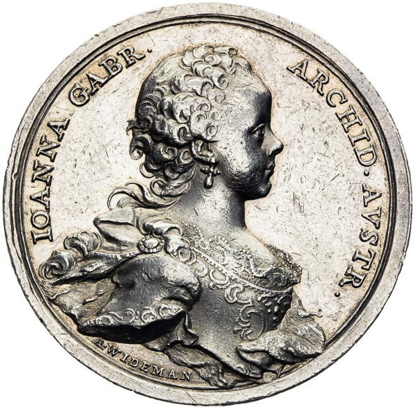 Silver Medal 1762 - front