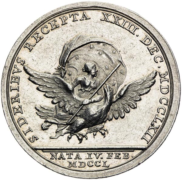 Silver Medal 1762 - back