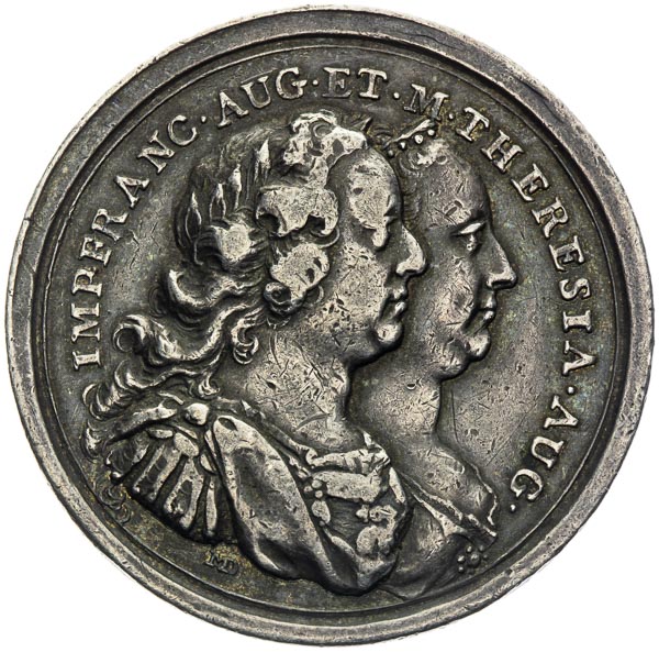 Silver medal 1756 - front