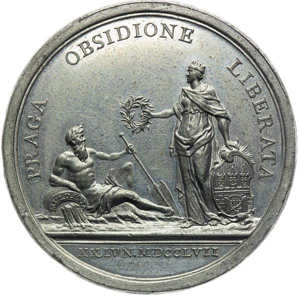 Medal 1757 - back