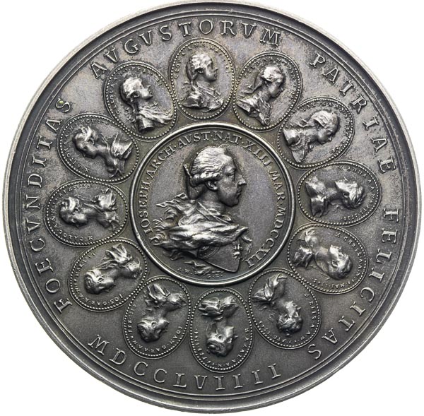 Silver Medal 1759/1958 - back