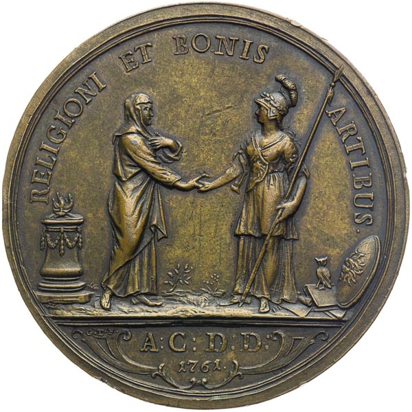 Medal 1761 - back