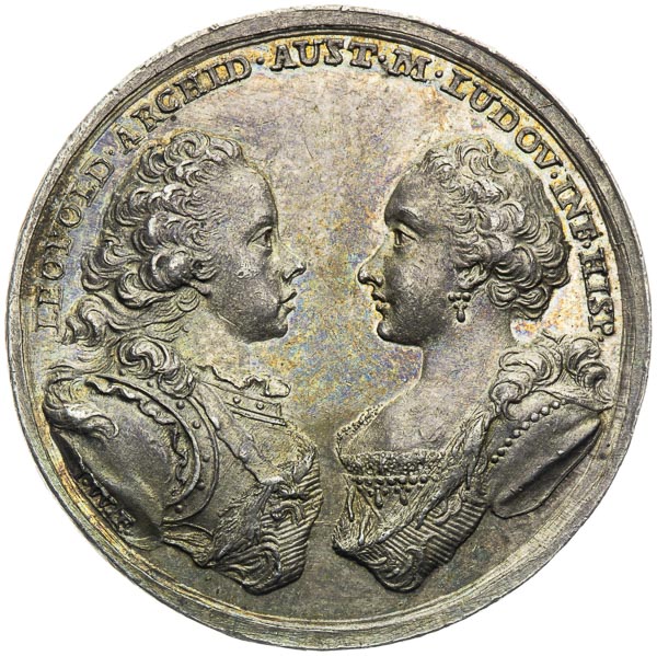 Silver medal 1765 - front