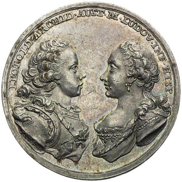 Silver medal 1765 - front
