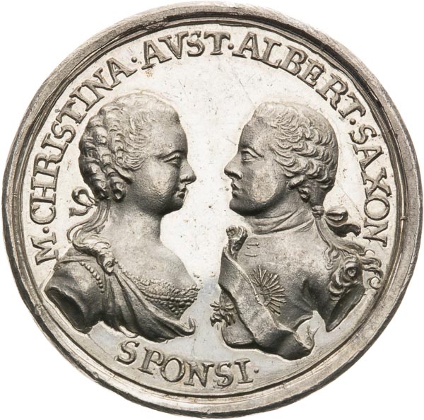 Silver medal 1766 - front