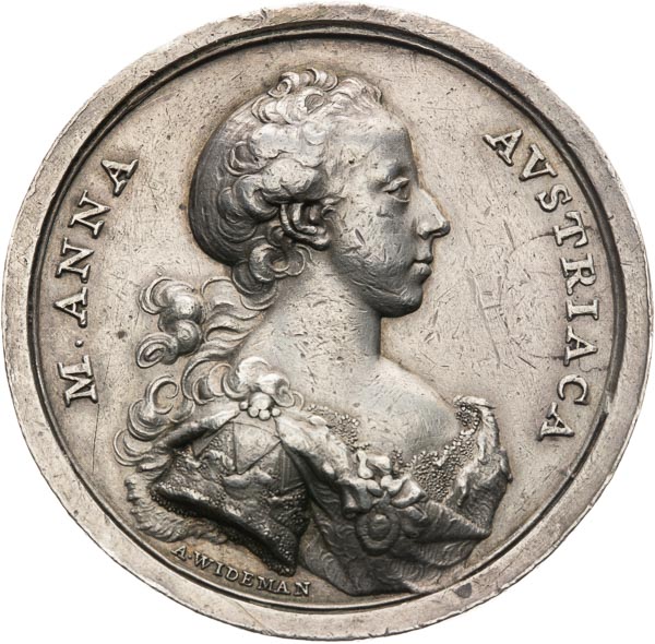 Silver medal 1766 - front