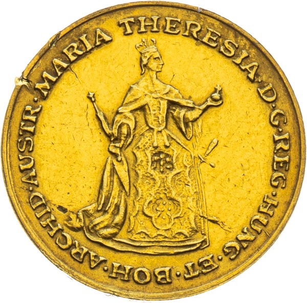 Gold medal 1780 - front