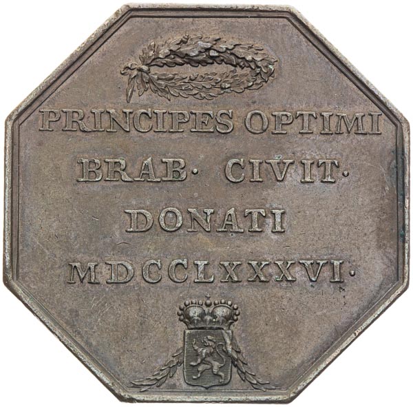 Medal 1786 - back